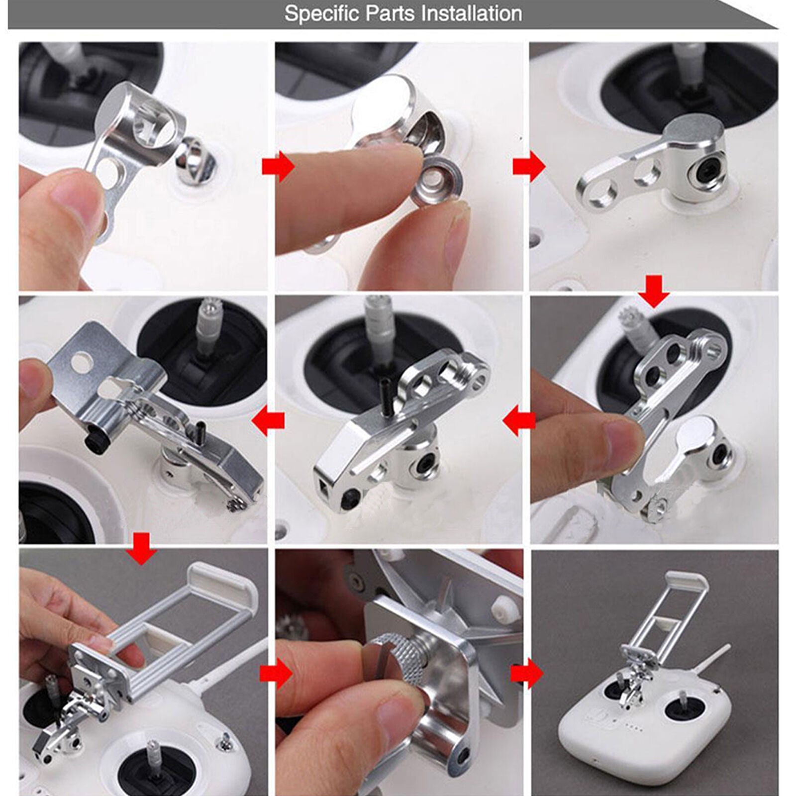 Mobile Phone Stand Tablet Bracket Holder 55-190mm For DJI Phantom 3 Standard