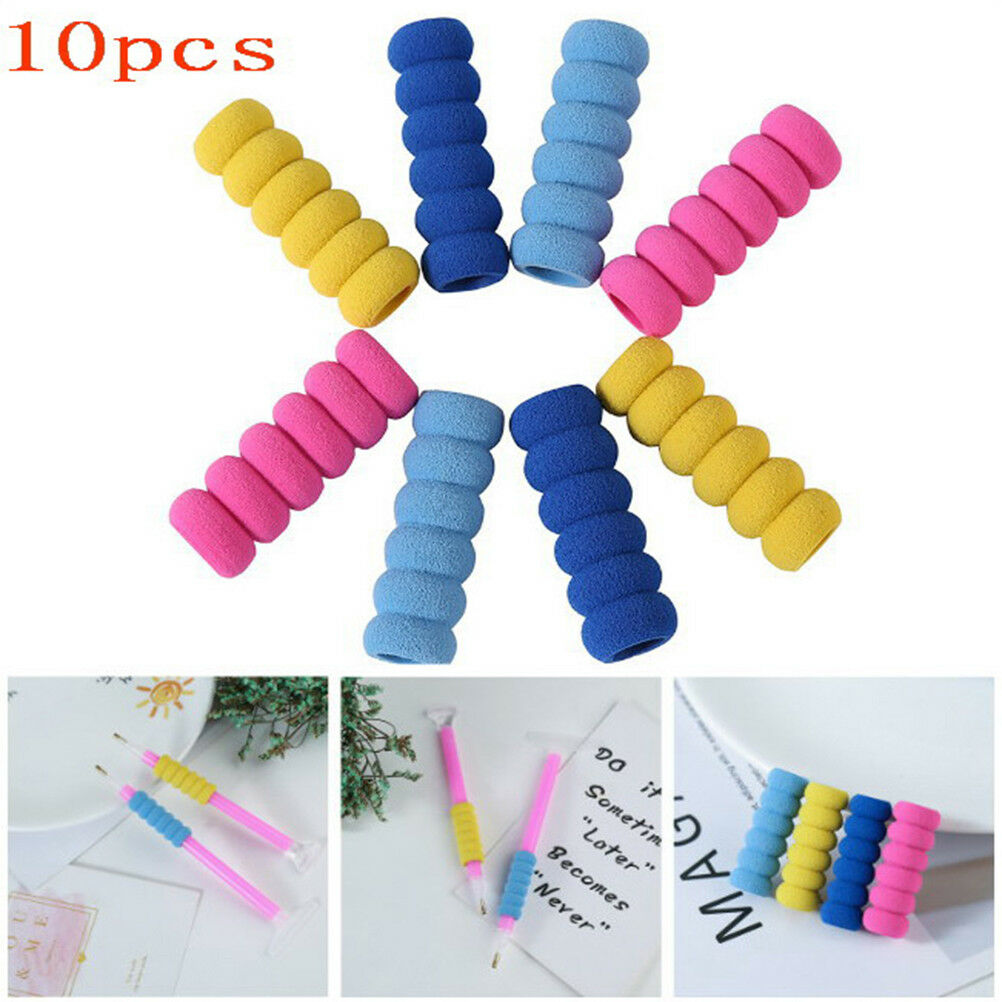10pcs Diamond Painting Tool Drill Pen Grip Anti-slip Pen Sleeve Painting Kit Rf
