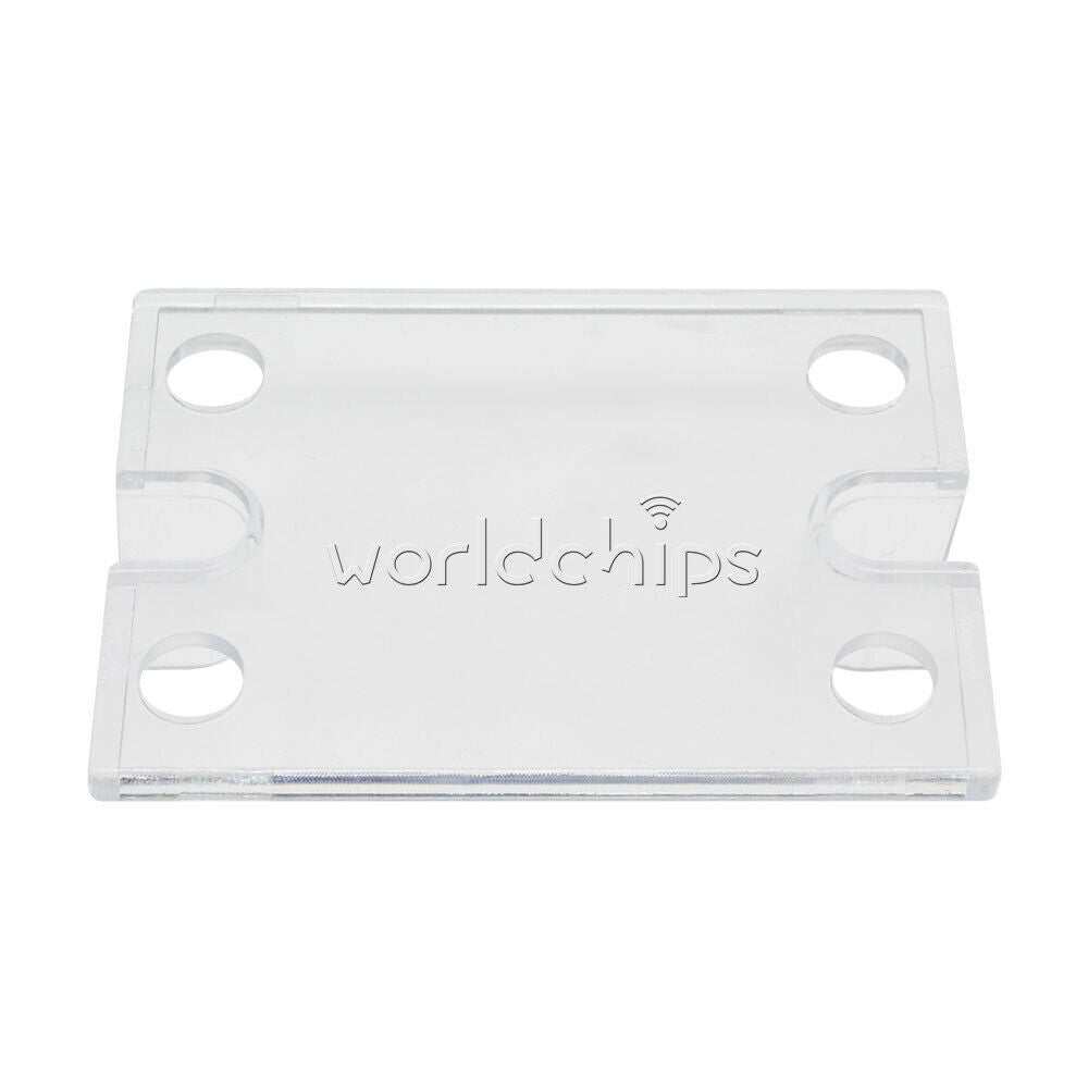 2PCS Clear Transparent Hard Plastic Cover for Single Phase Solid State Relay SSR