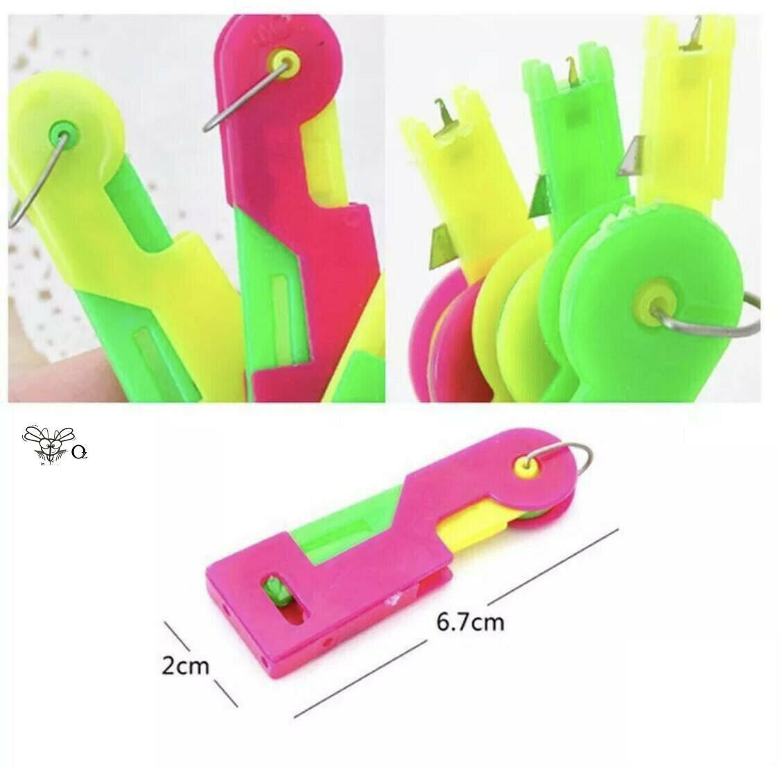 3Pcs Automatic Needle Threader Thread Guide Elderly Use Device Sewing Tools Set