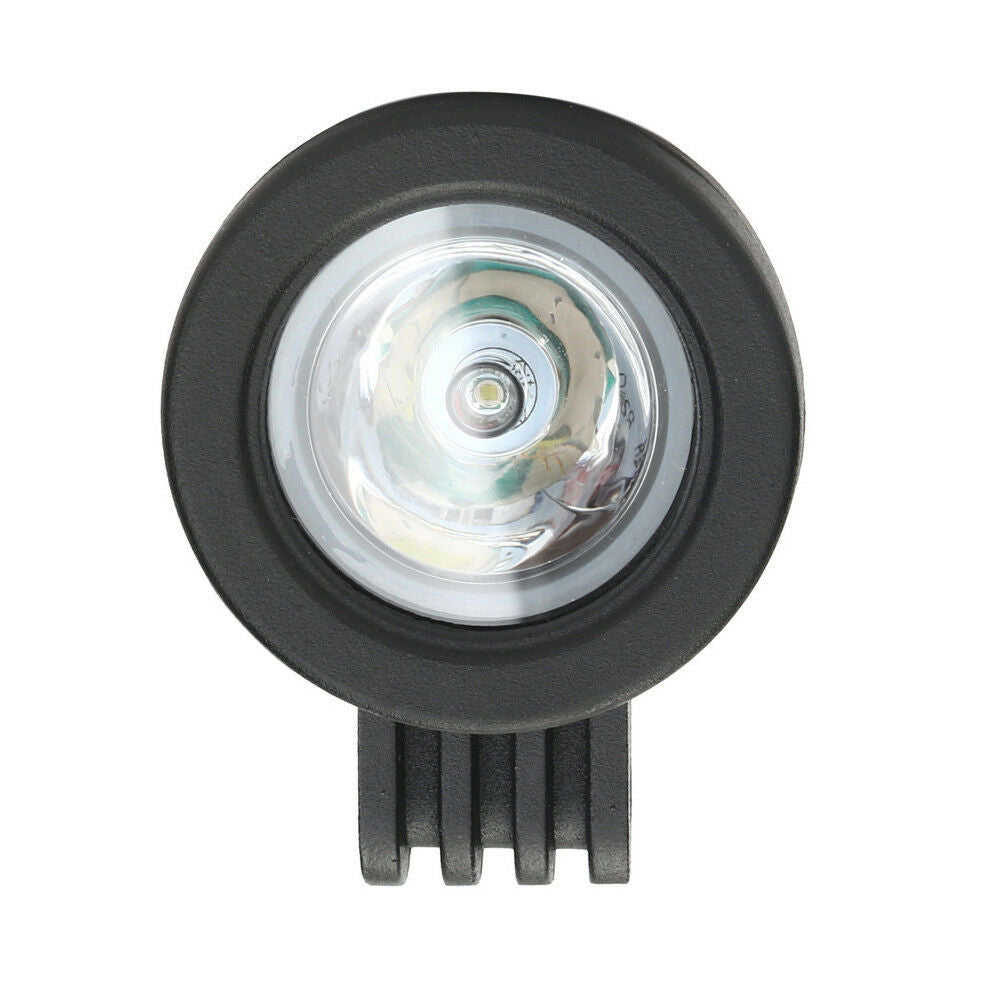2 Pcs 10W LED Lamp Grille Reversing Tail Fog Work Flood Lights For Off Road