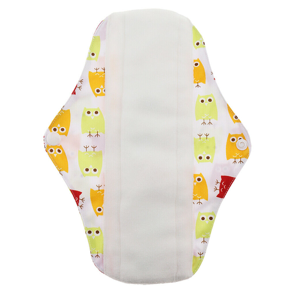 Safety Reusable Washable Cloth Menstrual Pad Women Sanitary Towel Pads 4#