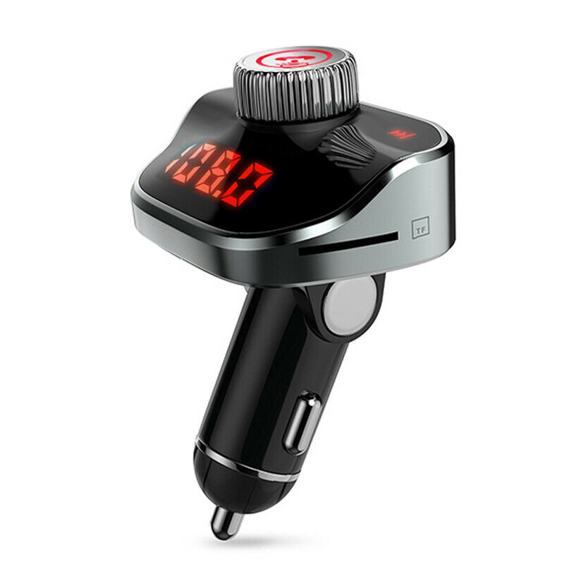 12-24V Bluetooth Transmitter Handsfree Radio Music Dual USB Charger MP3 Player