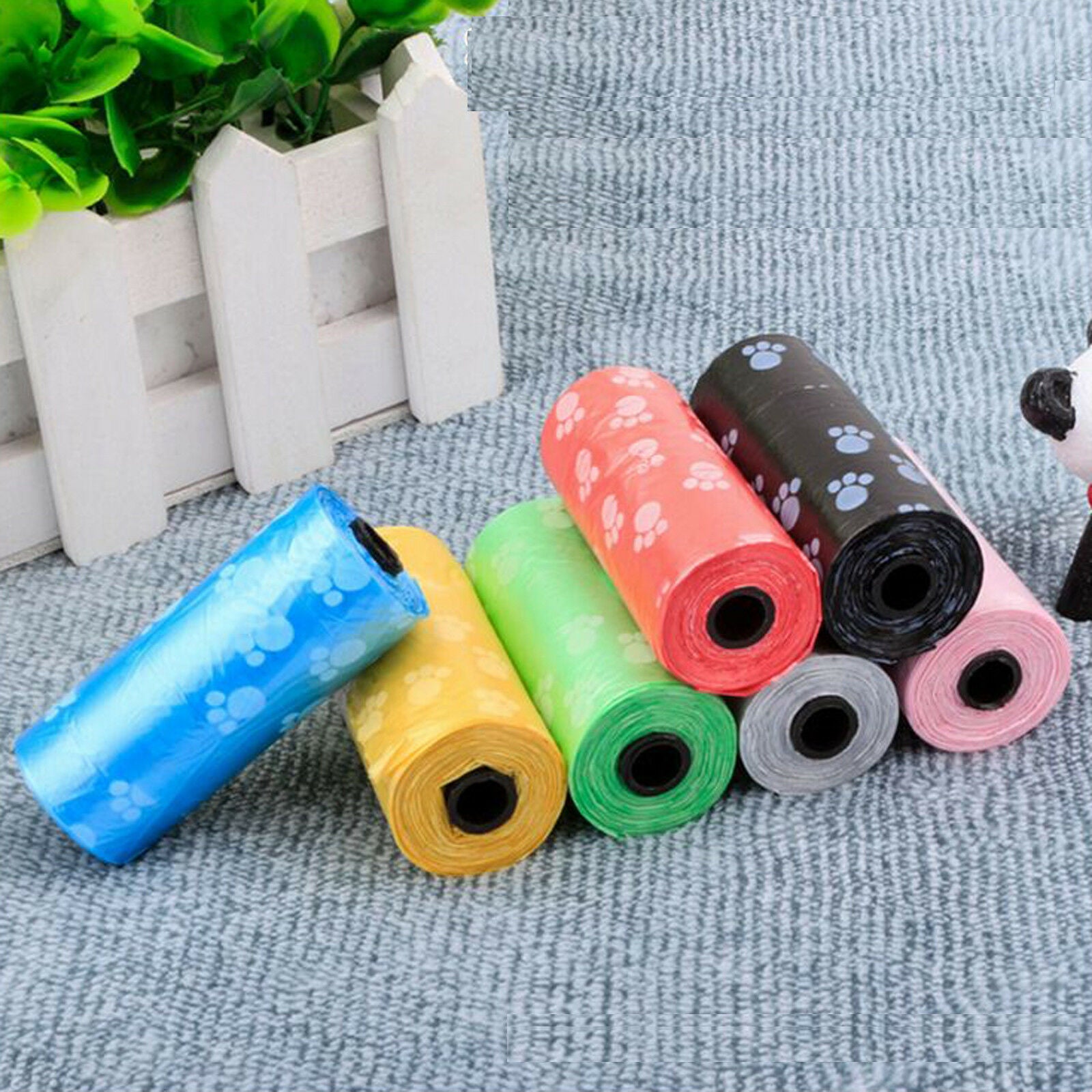 10Roll(150pcs) REFILL BAGS Pet Dog Cat Poo Poop Pooper Scooper Waste Bag Toilet