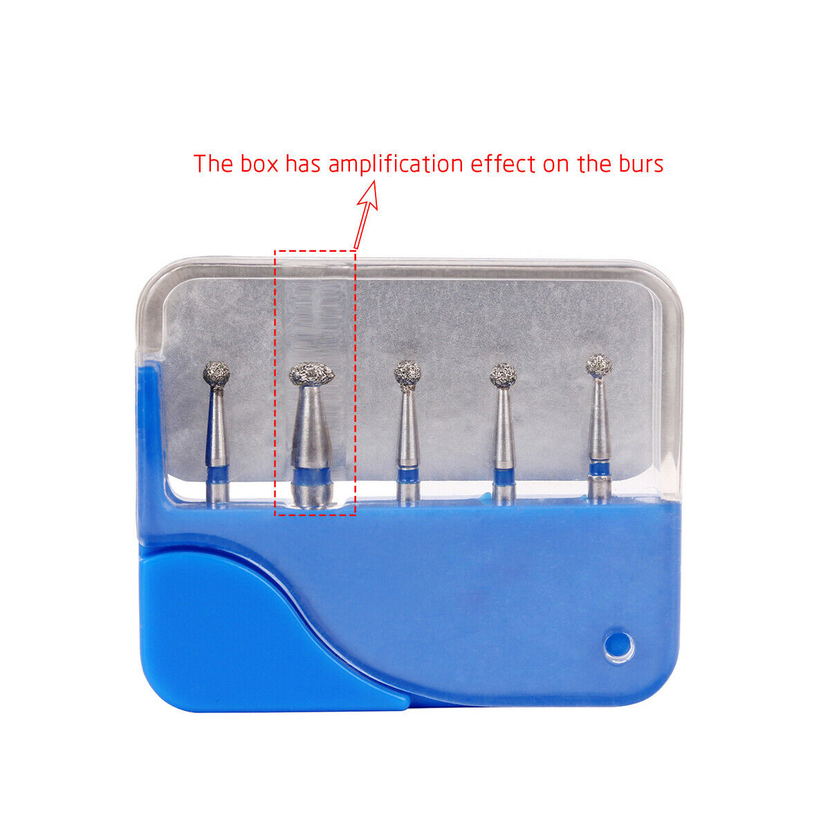 50X Dental Double Tier Diamond Burs DFS Style High Speed Handpiece BR-31