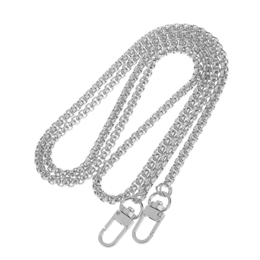2pack Purse Bag Chain Ladies Cross Body Shoulder Bag Strap Replacement 120cm