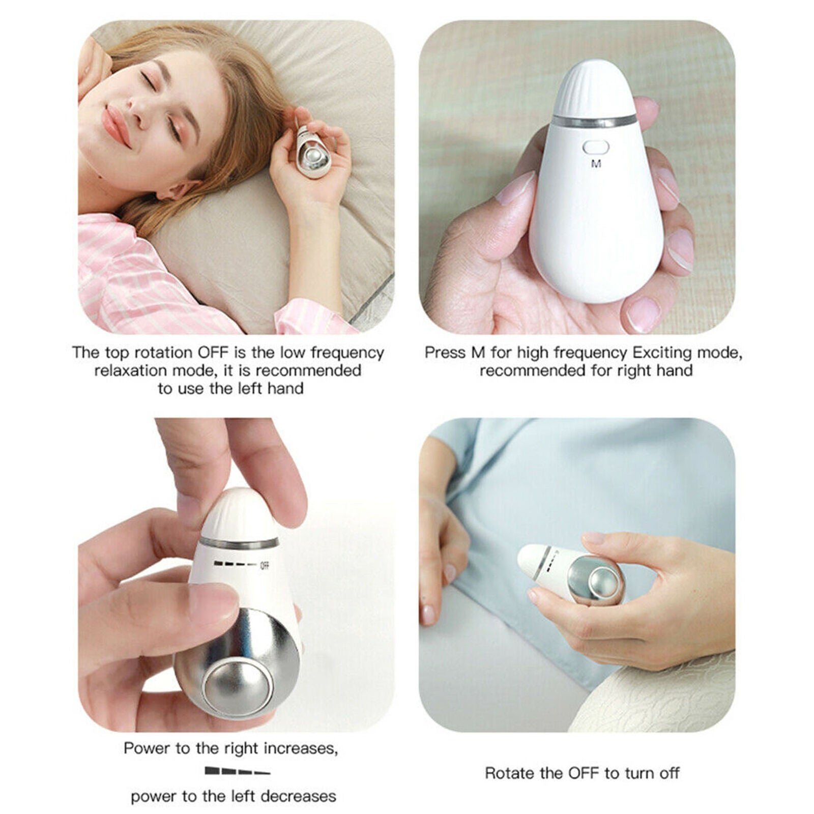 Mini Sleep Aids Insomnia Device Pulse CES Machine Relieve Anxiety Stress