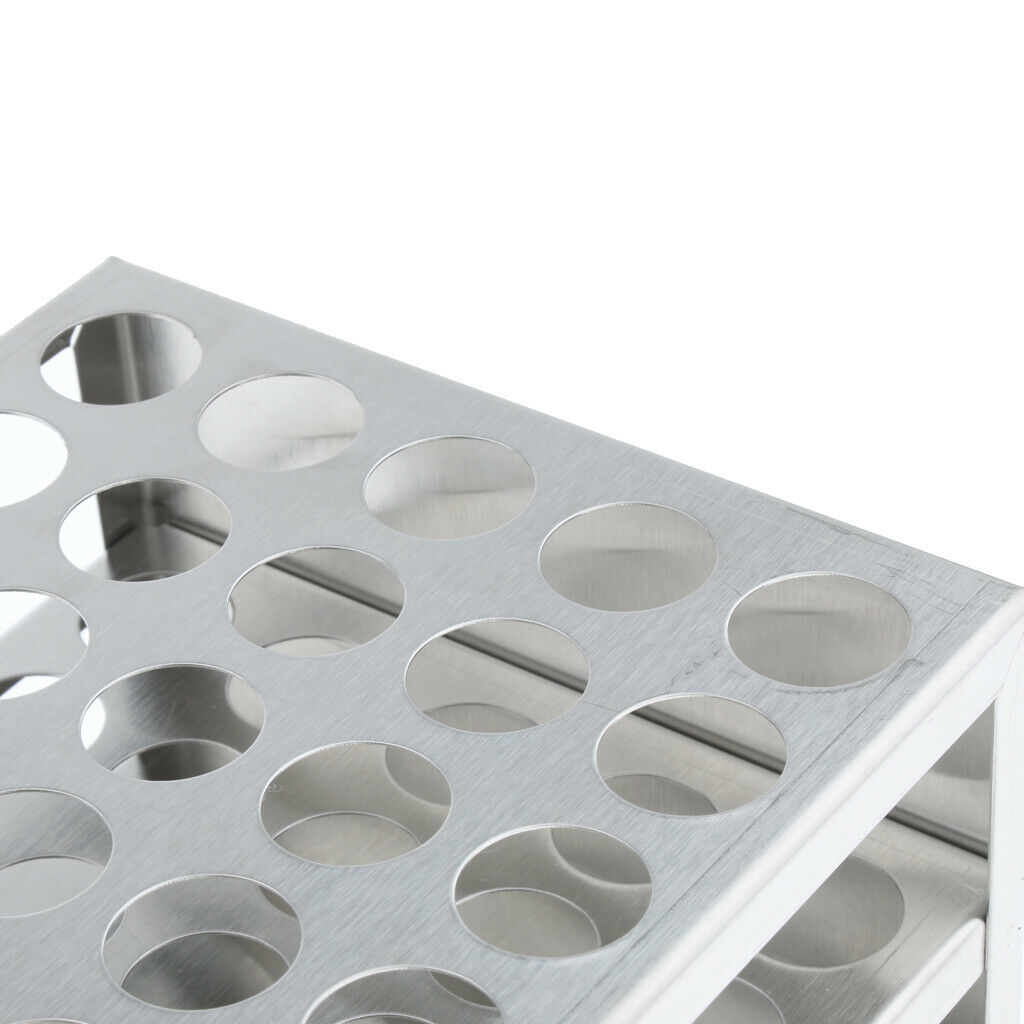 Detachable Centrifuge Tube Rack Stainless Steel 50Holes 21mm dia