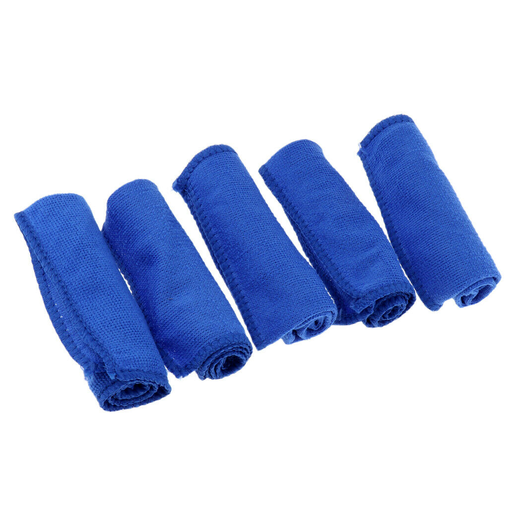 5 lot Soft Clean Towel Motorcycle Bicycle Cleaning Cloth Rags Duster Kit