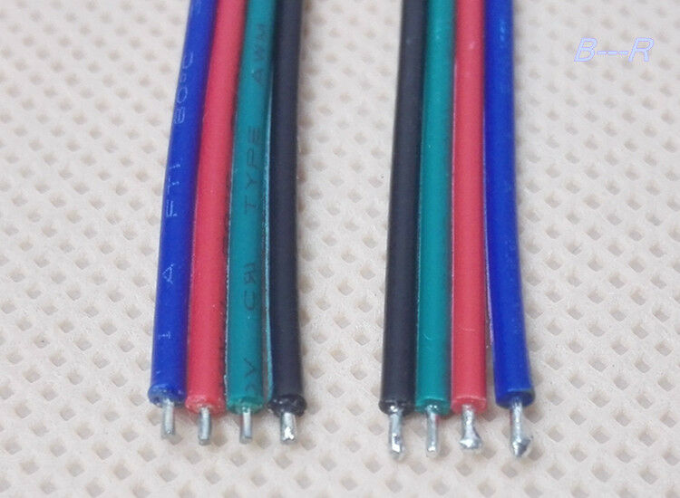 2x JST-SM 4-Pin (4P) Connector Pairs (4M & 4F); WS2801 LPD8806 Addressable Ld