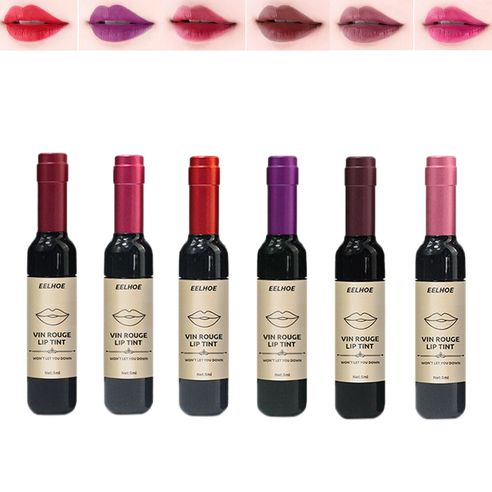 Wine Red Wine Liquid Lipstick Liquid Lipstick Lady For Women Six Colors