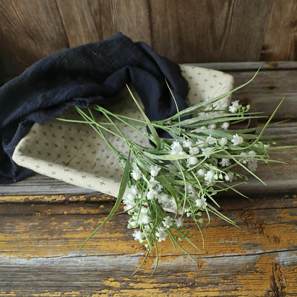 Wedding ornaments with simulated flowers of Campanula campanula.l8