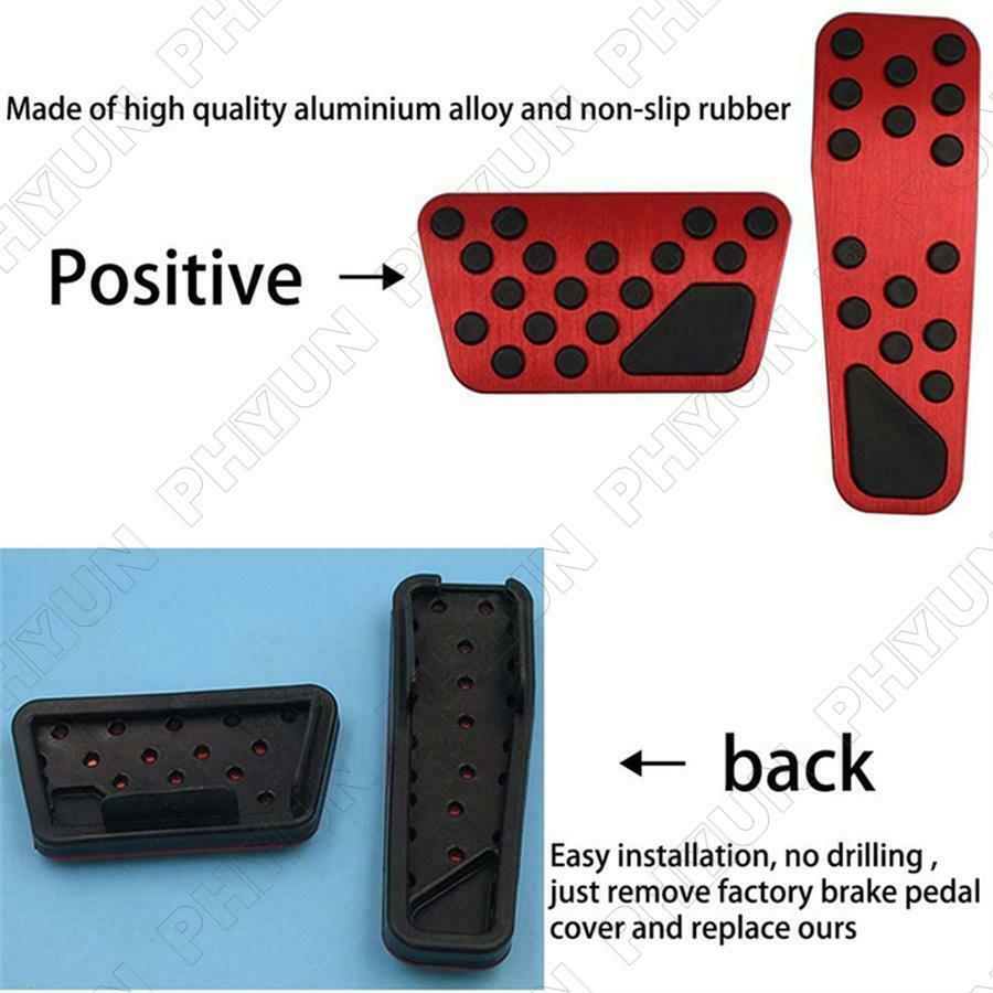 Red Gas Brake Pedal Pad Cover 82211154AB For Dodge Challenger Charger 2009-2019