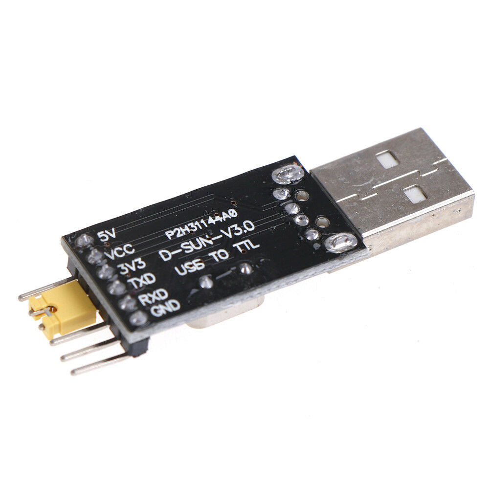 2x USB to TTL UART Module CH340G 3.3/5V Serial Converter Switch ReplacePL23 WF