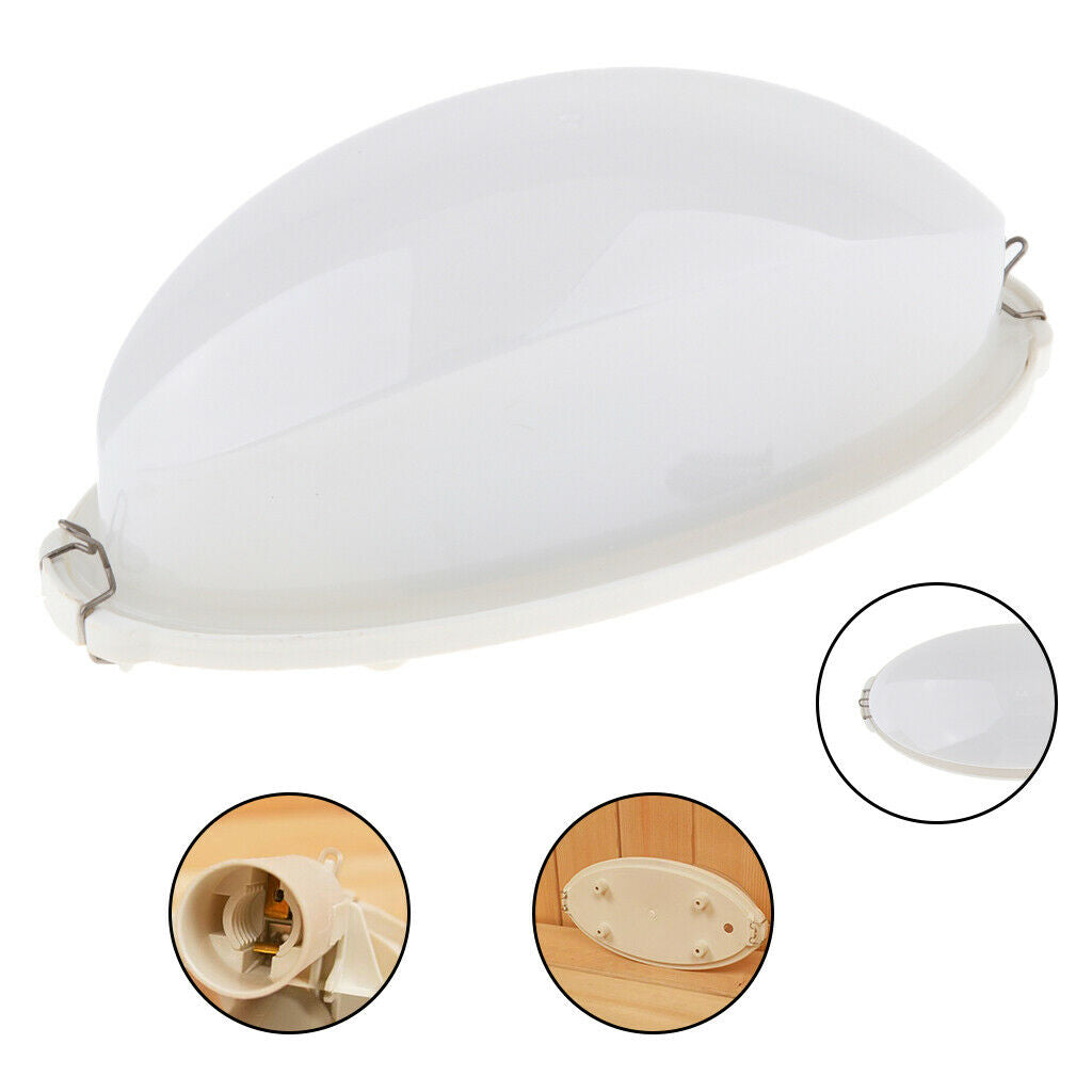 Oval explosion-proof light. Steam-proof sauna steam room light