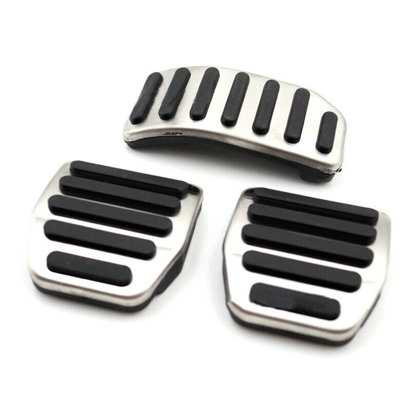 Manual NO DRILL Gas Brake Clutch Pedal Pad Cover Fit for Volvo S60 V60 S80 New