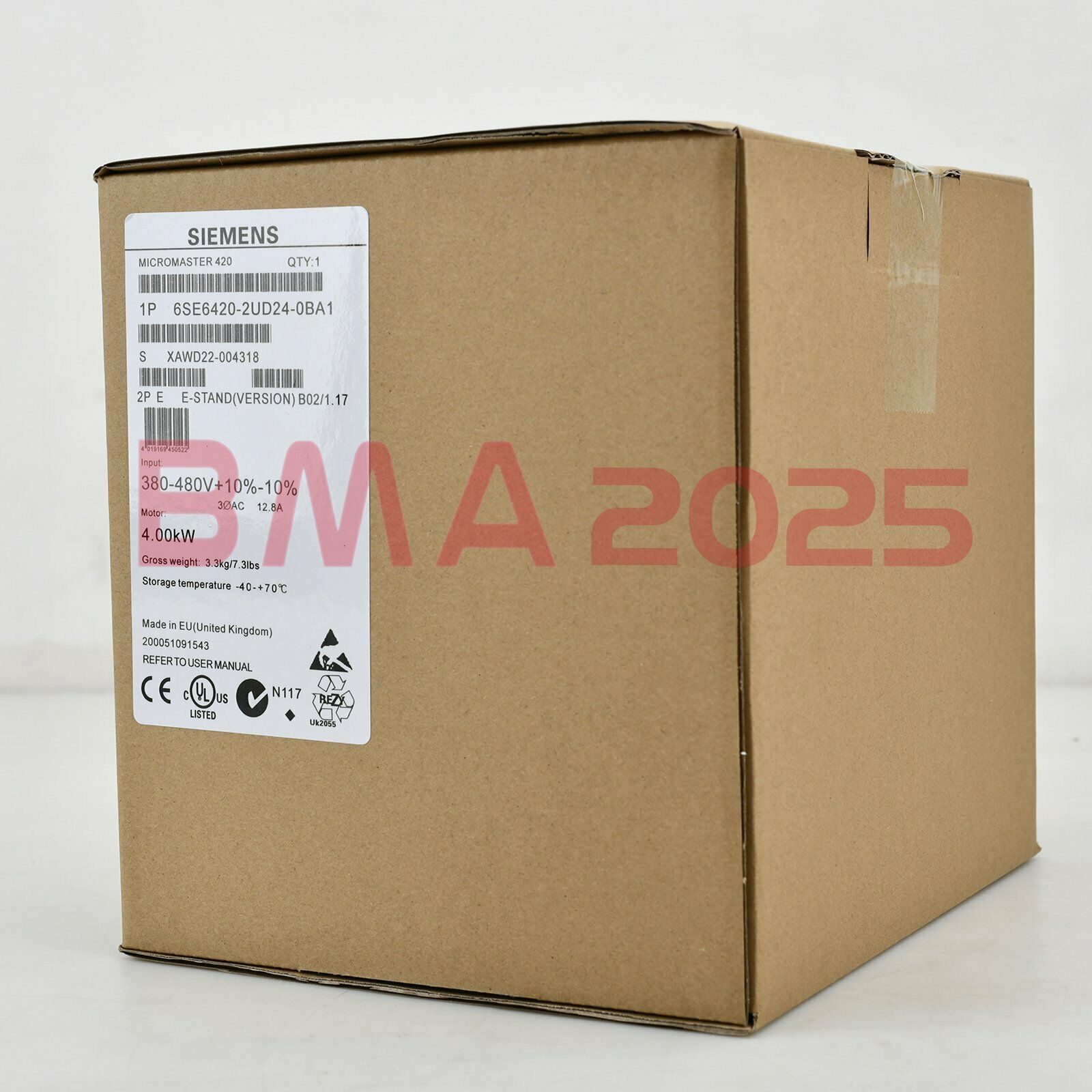 New 6SE6 420-2UD24-0BA1 6SE6420-2UD24-0BA1 1year warranty DHL free Ship SM9T
