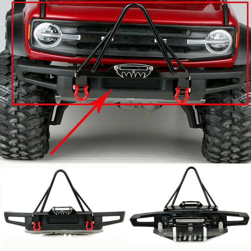 Front Anti-collision Bumper Kits For 1/10 Traxxas 2021 Ford Bronco TRX-4 RC Car