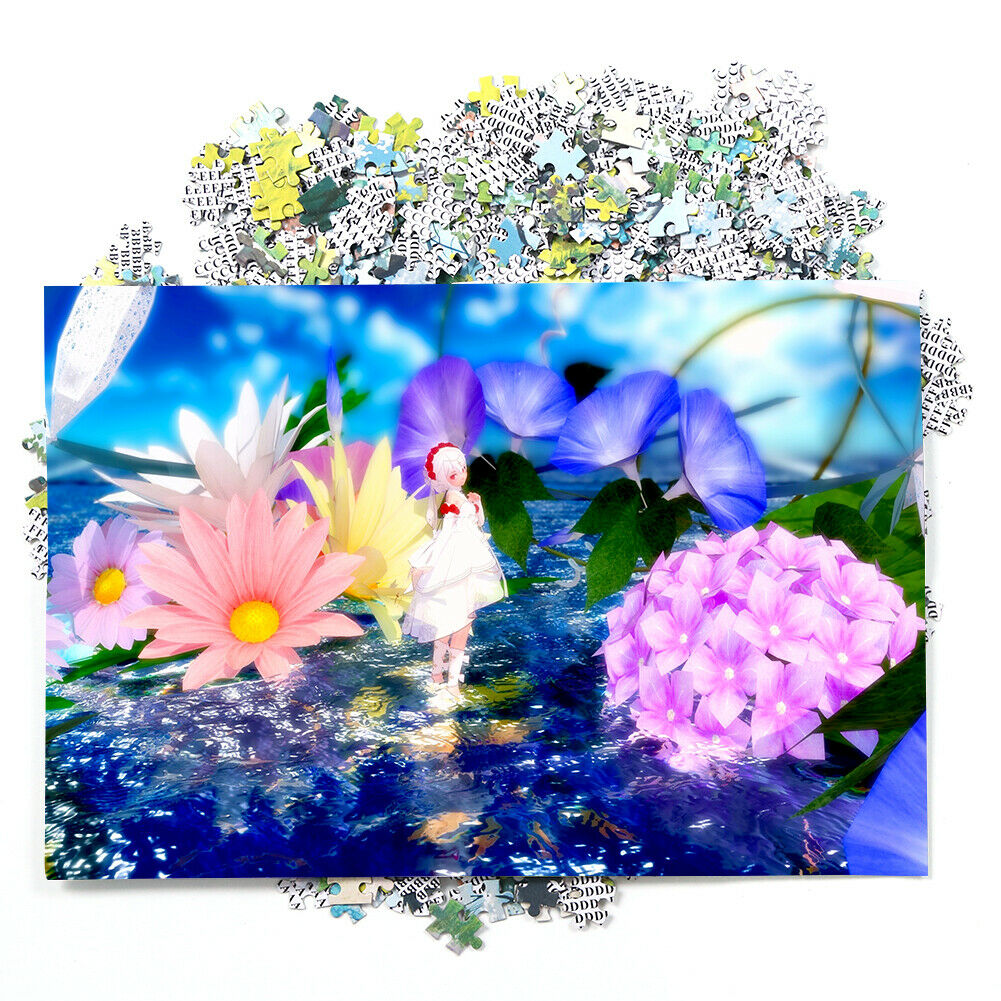 1000 Pieces DIY Puzzle Beauty Flower Paper Jigsaw Toys Educational Picture  @