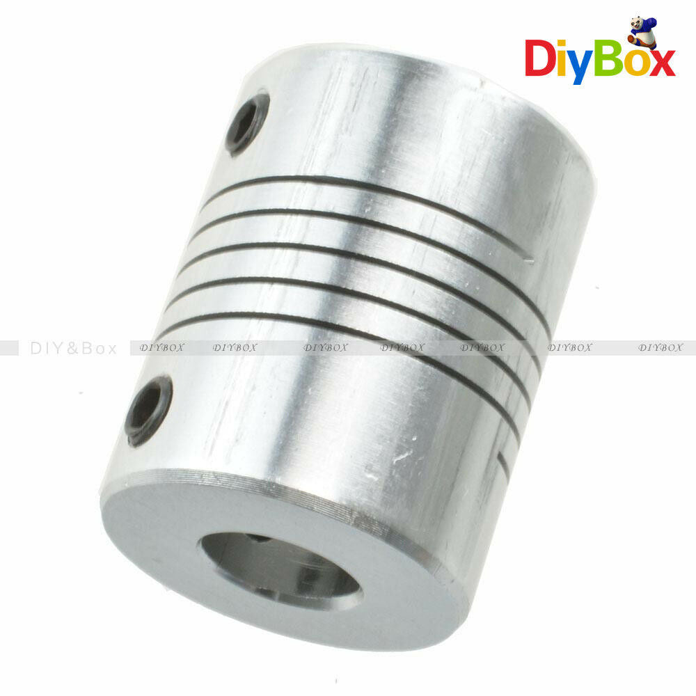 6.35 x 8mm CNC Motor Jaw Shaft Coupler 6.35mm To 8mm Flexible Coupling Gadgets