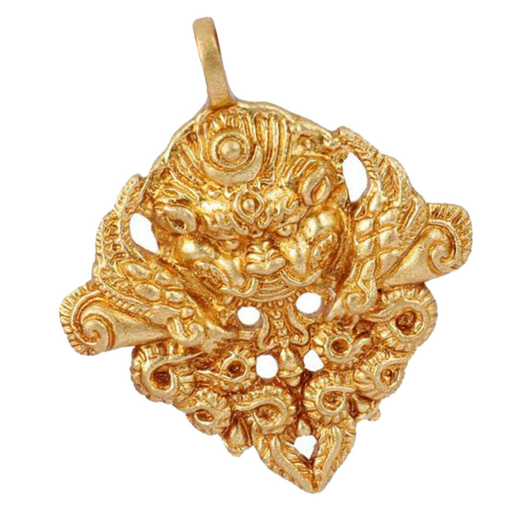 Metal Taotie Religion Buddhism Spirituality Amulet Necklace Charms Pendant