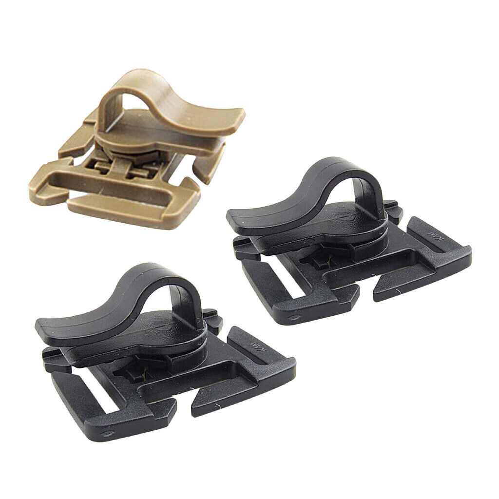 3x Water Tube Clips for Hydration Backpack