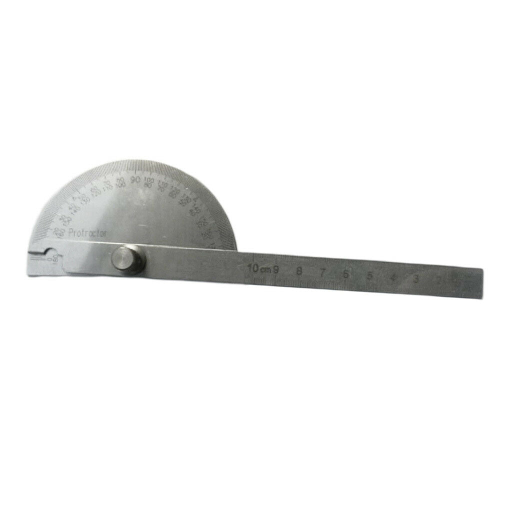 2 X 180 Degree Protractor Ruler Angle Finder 145 & 150mm Durable Hand Tools
