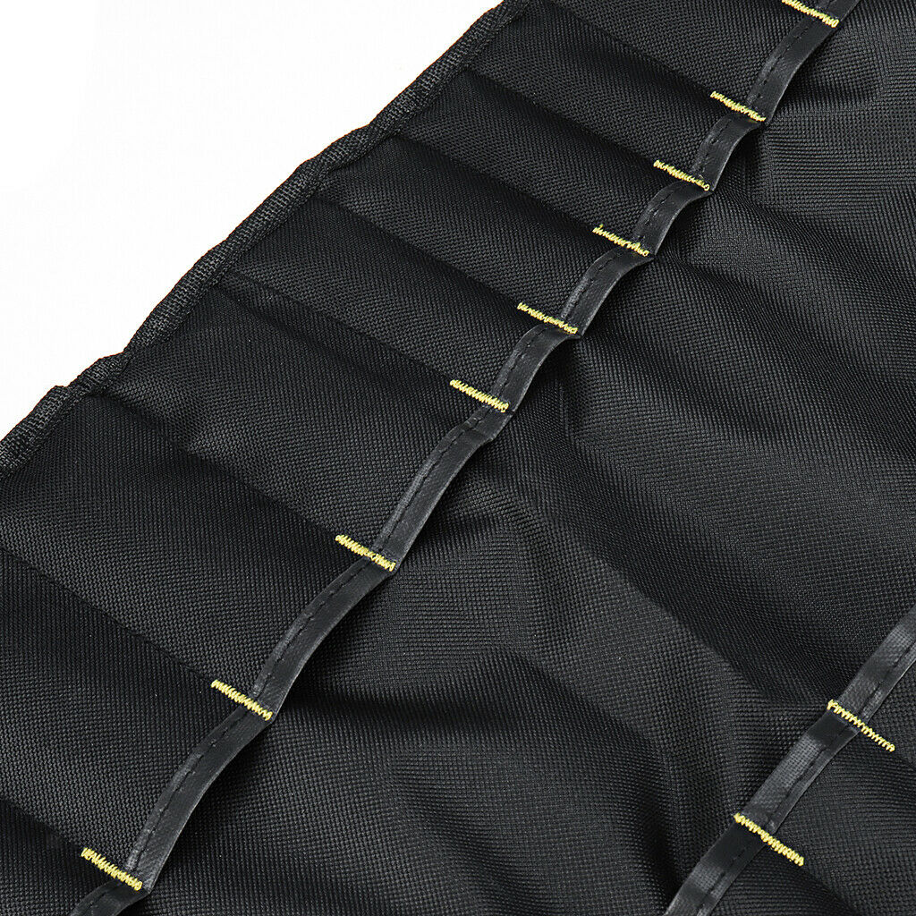 22 Pockets Folding Chef  Case Bag Roll Wallet Cutlery Accessories Black
