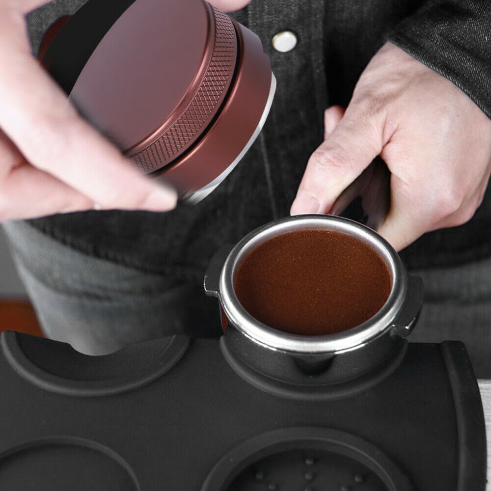 Stainless Steel Coffee Tamper Distributor Coffee Powder Tamping Tool for Office