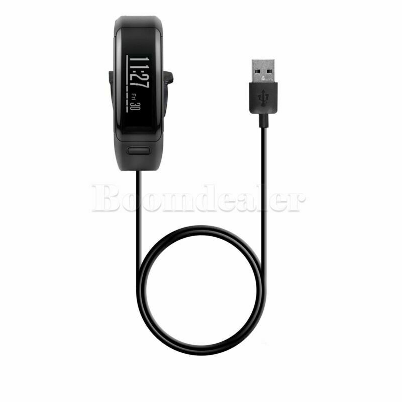 USB Charging Cable Charger Cradle For Garmin Vivosmart HR / HR+ Activity Tracker