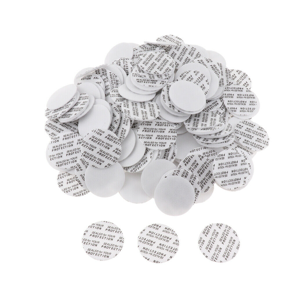 25mm 200 Pieces Press & Seal   Liners Bottle Safety Tamper Seals Natural