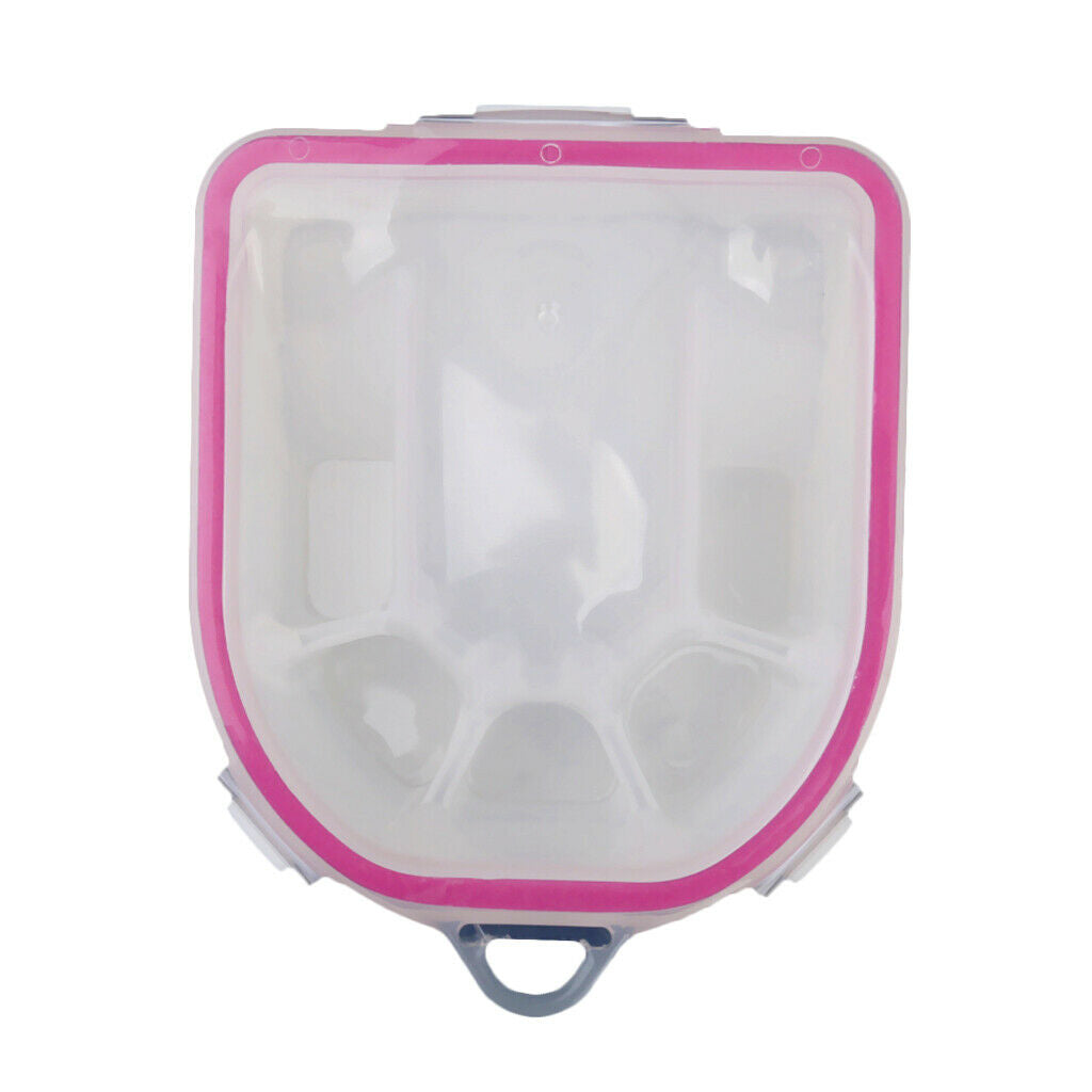 Nail Art Hand Soak Bowl Polish Remover Manicure Treatment Tool White