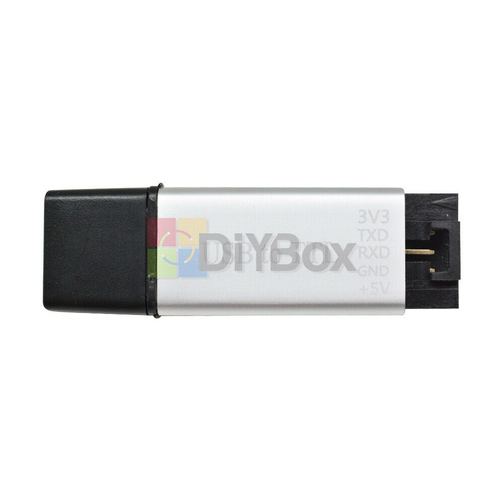USB2.0 to TTL UART 5PIN Module Serial Converter CP2102 STC PRGMR with Metal case