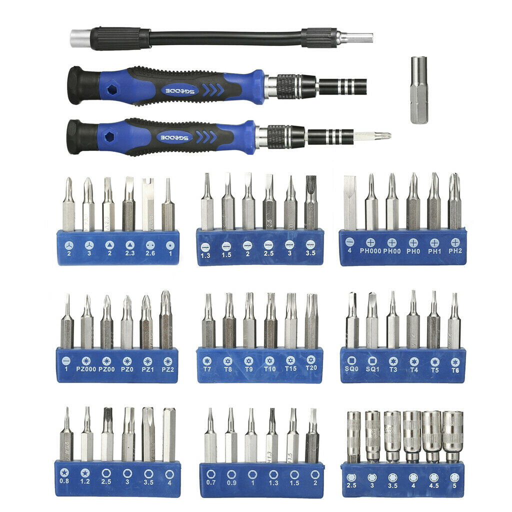 Precision Screwdriver Set, 58 in 1 Repair Tool Kit, Repairing Driver Bit with