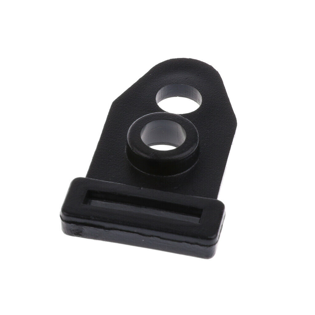 10pcs High-strength Tent Clip Camping Tent Feet Clamp for Outdoor Black 4cm