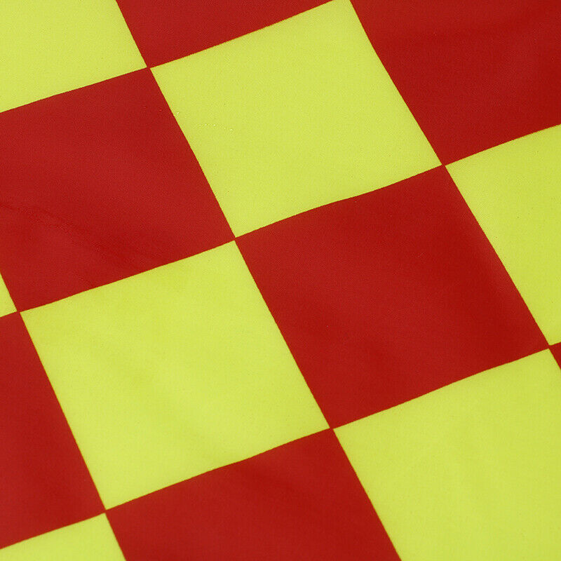 Soccer Referee Flags Professional Fair Play Football Linesman Flags With Bag_DD