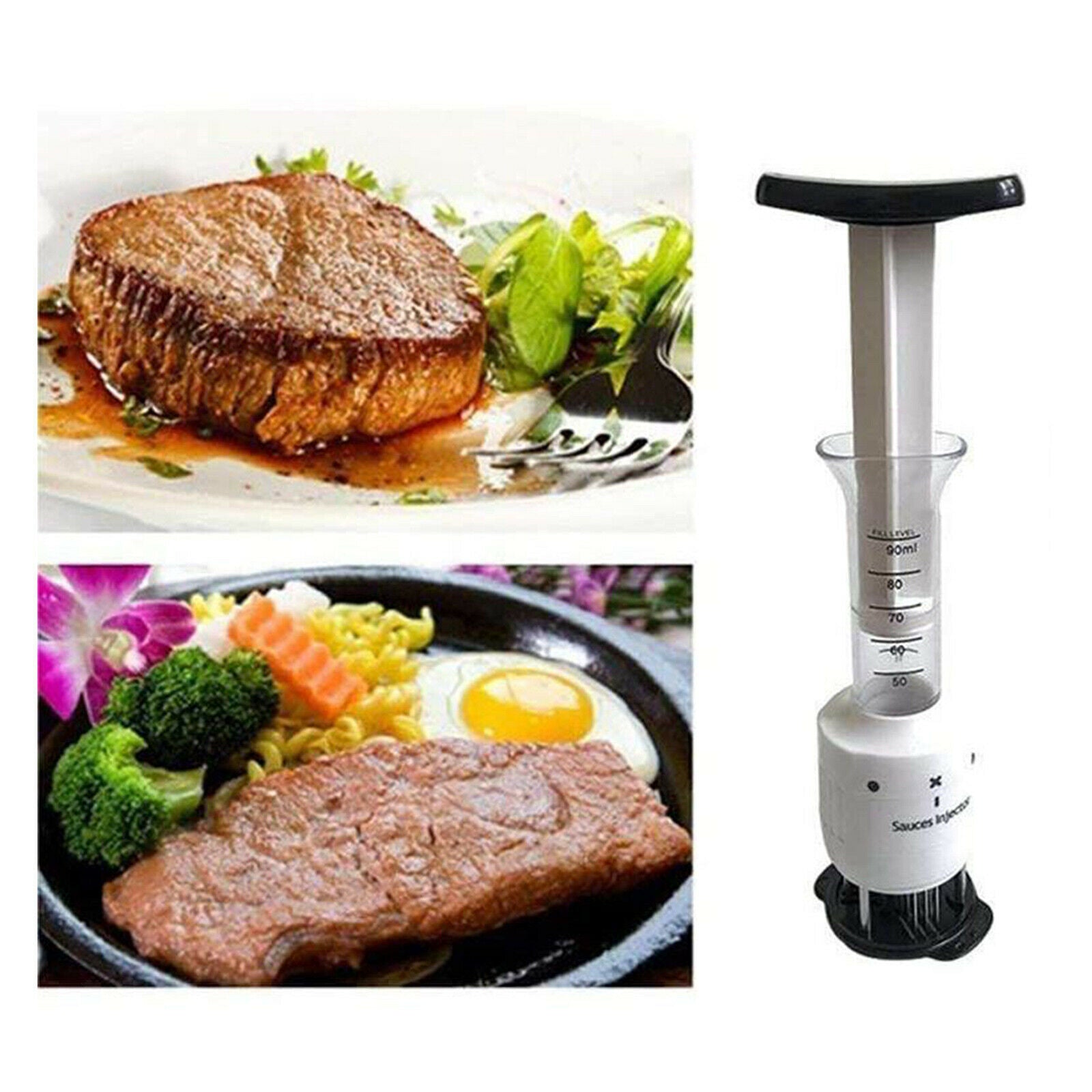 Meat Tenderizer Meat Injector Needle for Tenderizing Chicken Kitchen BBQ