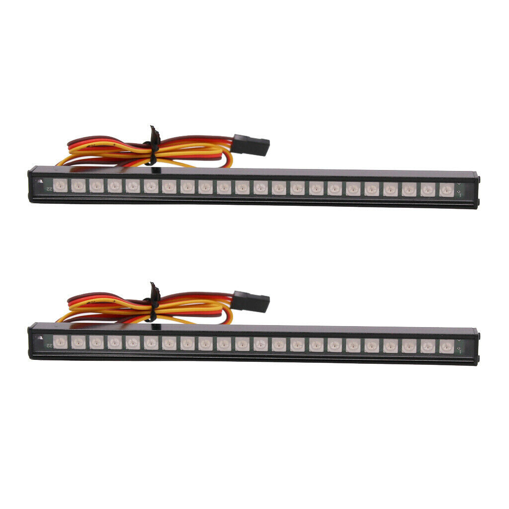 153MM 1/10 Scale RC Crawler Led Roof Light Bar for TRX4 SCX10 90046 90047