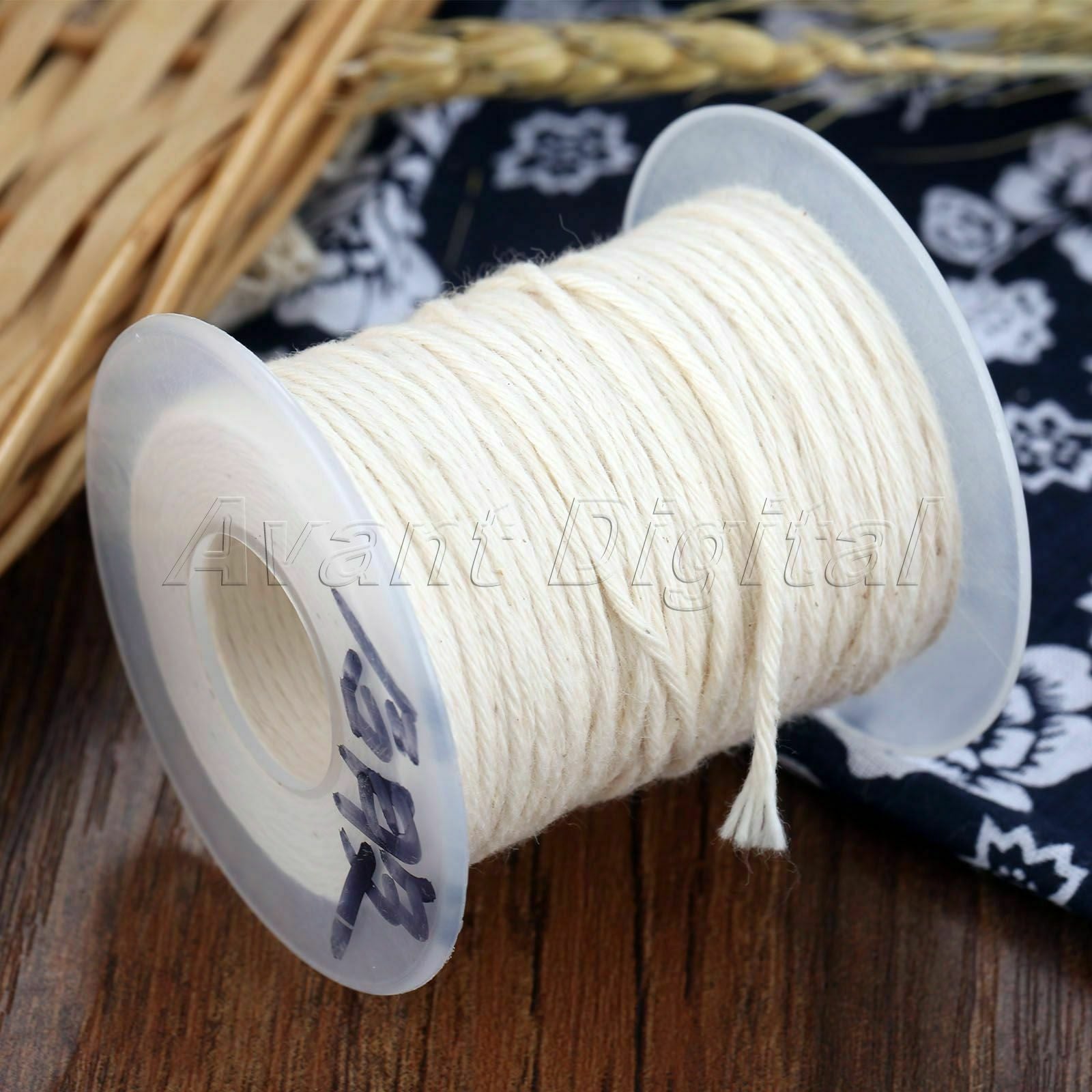 DIY Crafts Candle Making Supplies Wicks Core Unwaxed Cotton Wick 61*1mm 1Roll