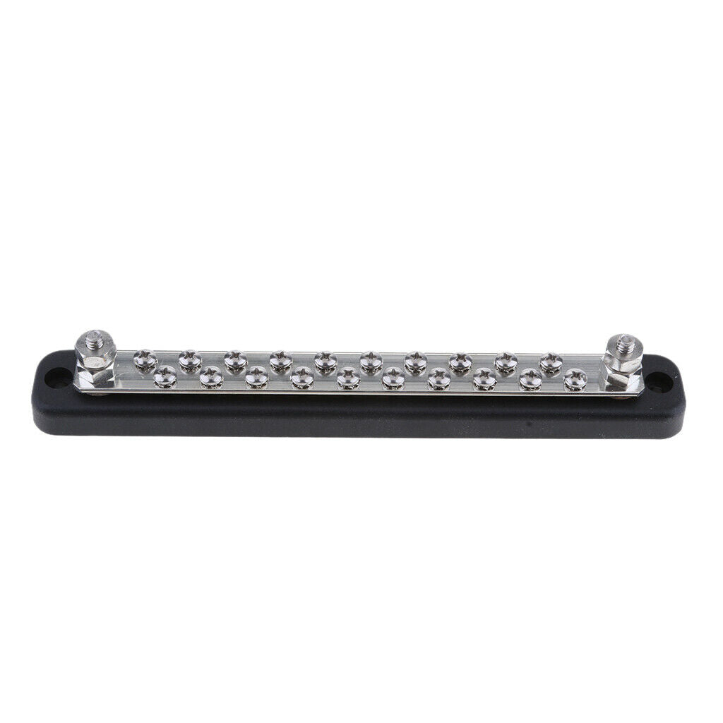 12V / 24V 20 WAY POWER DISTRIBUTION BUS STRIP 5x4mm SCREWS 100A