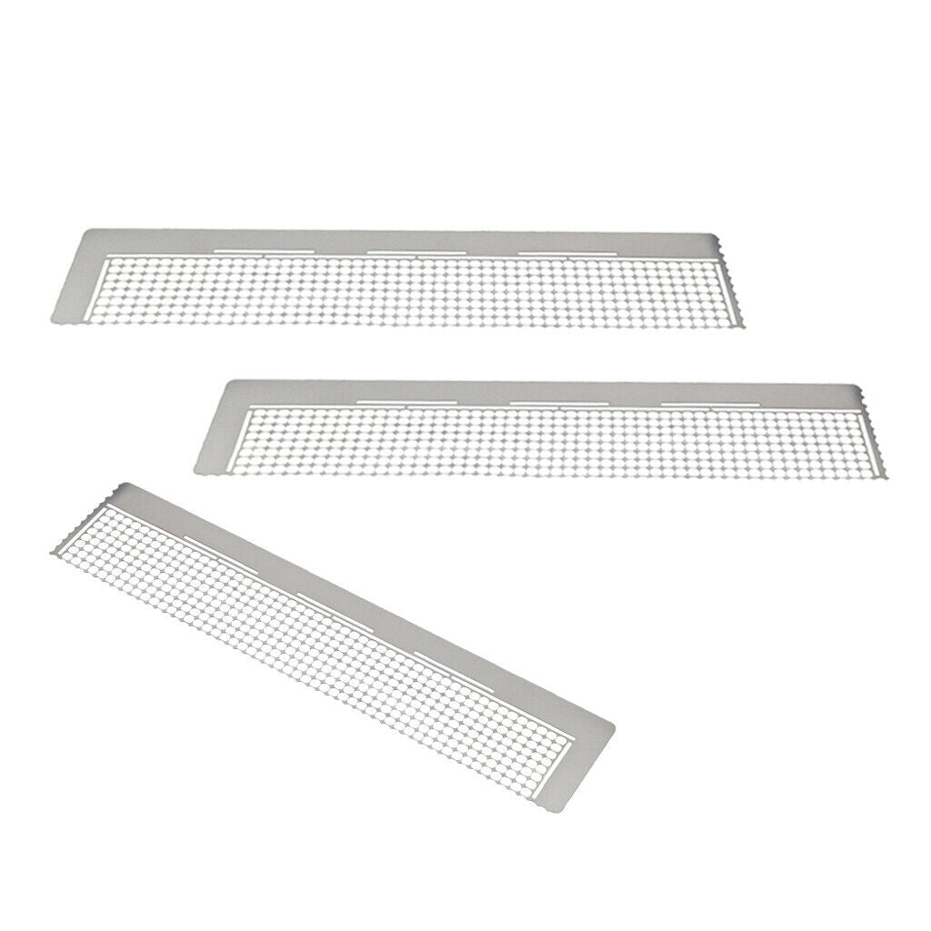 3x Stainless Steel 5D DIY Dot Drill Ruler Diamond Cross-Stitch Supplies