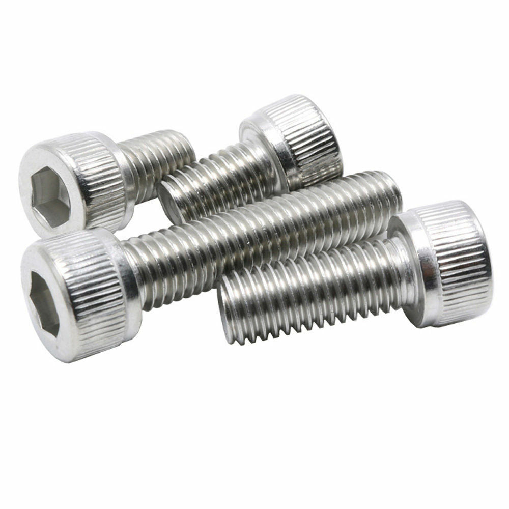 126pcs  Stainless Steel  Hex Socket Cap Head Screws Bolts Nut Tools Kit