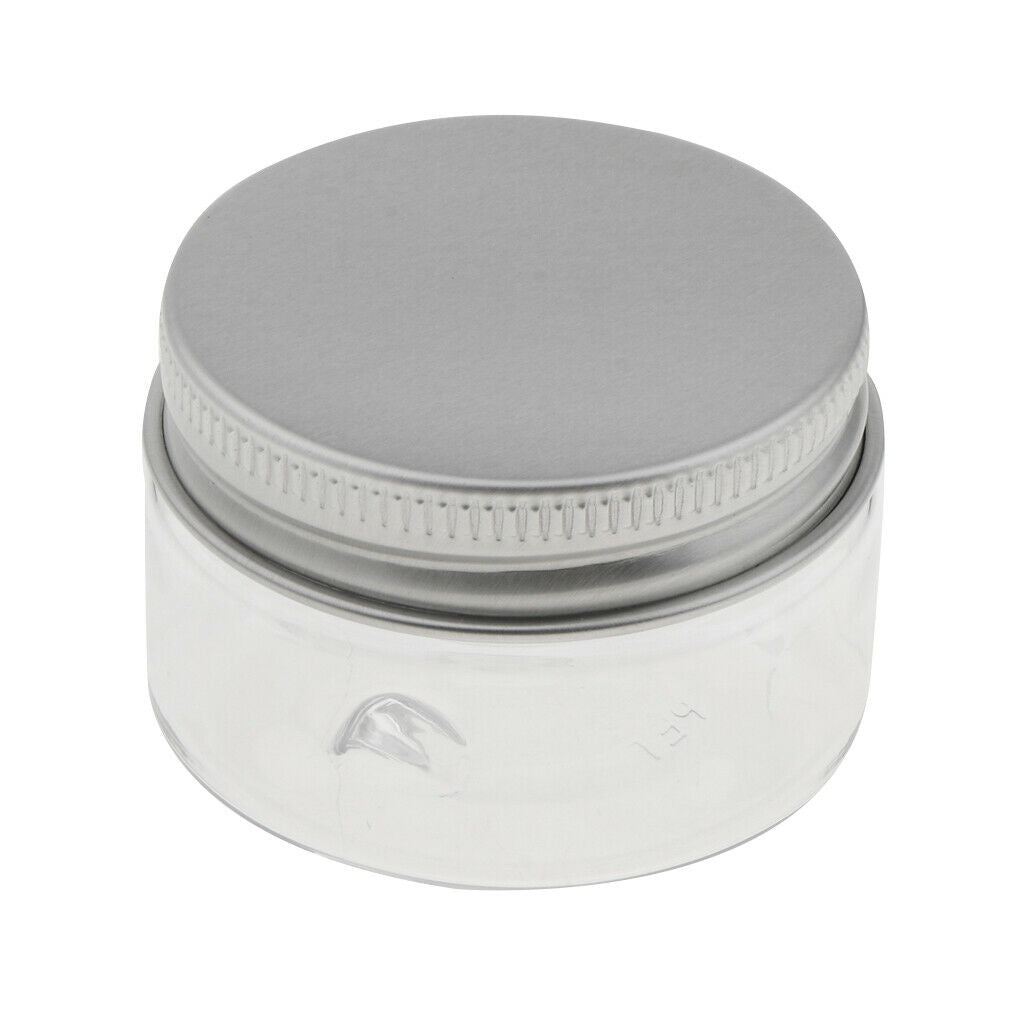 20x Plastic Empty Makeup Jars Moisturizer Sugar Scrubs Cases Containers