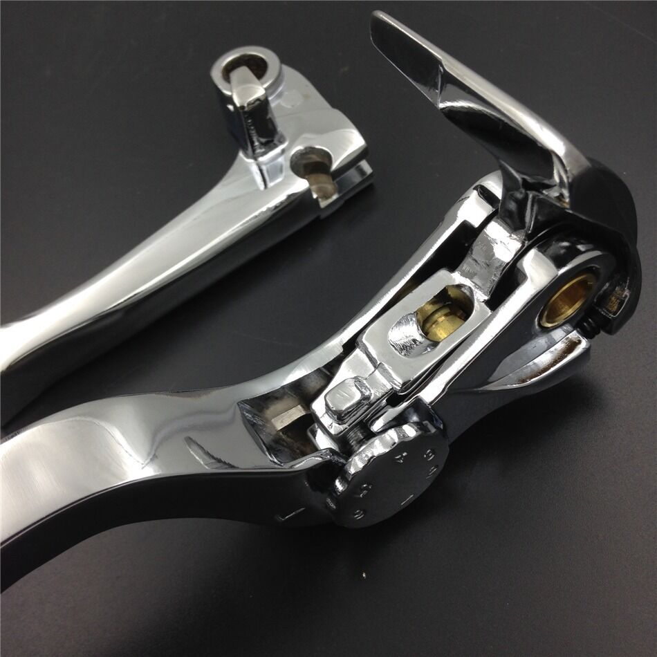 For Suzuki GSXR GSX-R GSXR1000 2005 2006 CHROME Brake Clutch Flame Lever