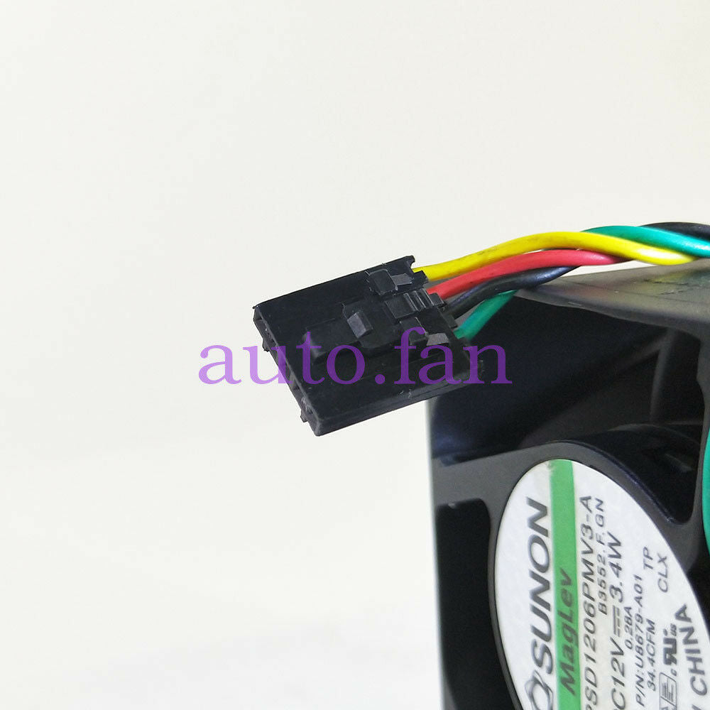 For SUNON PMD1206PMB3-A P/N : 0U8679 U8679 DC 12V 3.4W 60x60x38mm 4Wire 5Pin