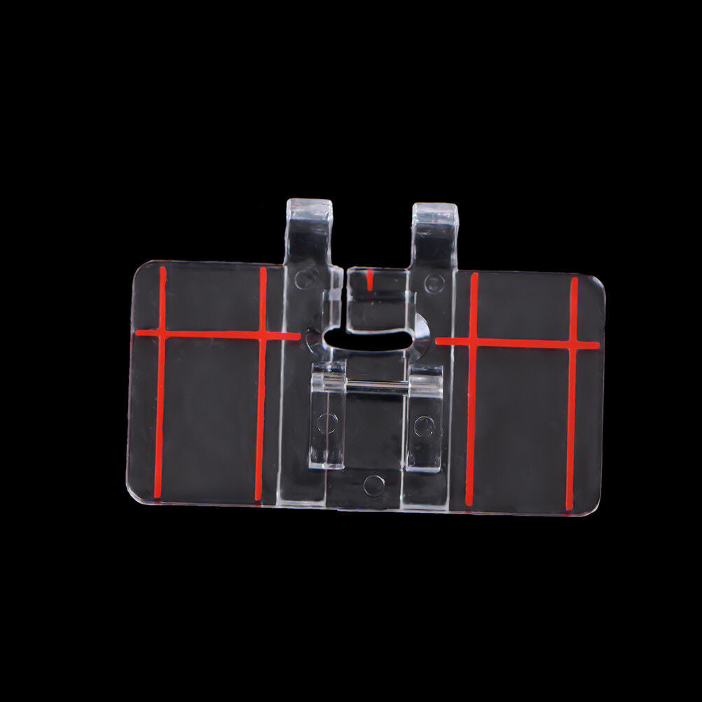 Clear Plastic Parallel Stitch Foot Presser For Home Domestic Sewing Machin.l8