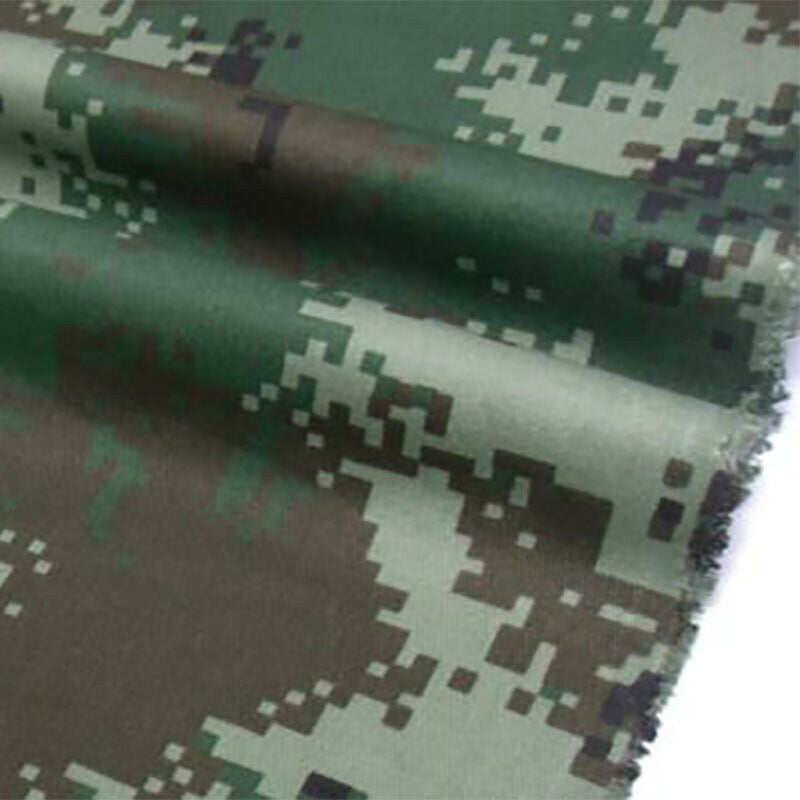 1.48M Width Armed Police Camouflage Fabric Polyester Cotton Green Digital Camo