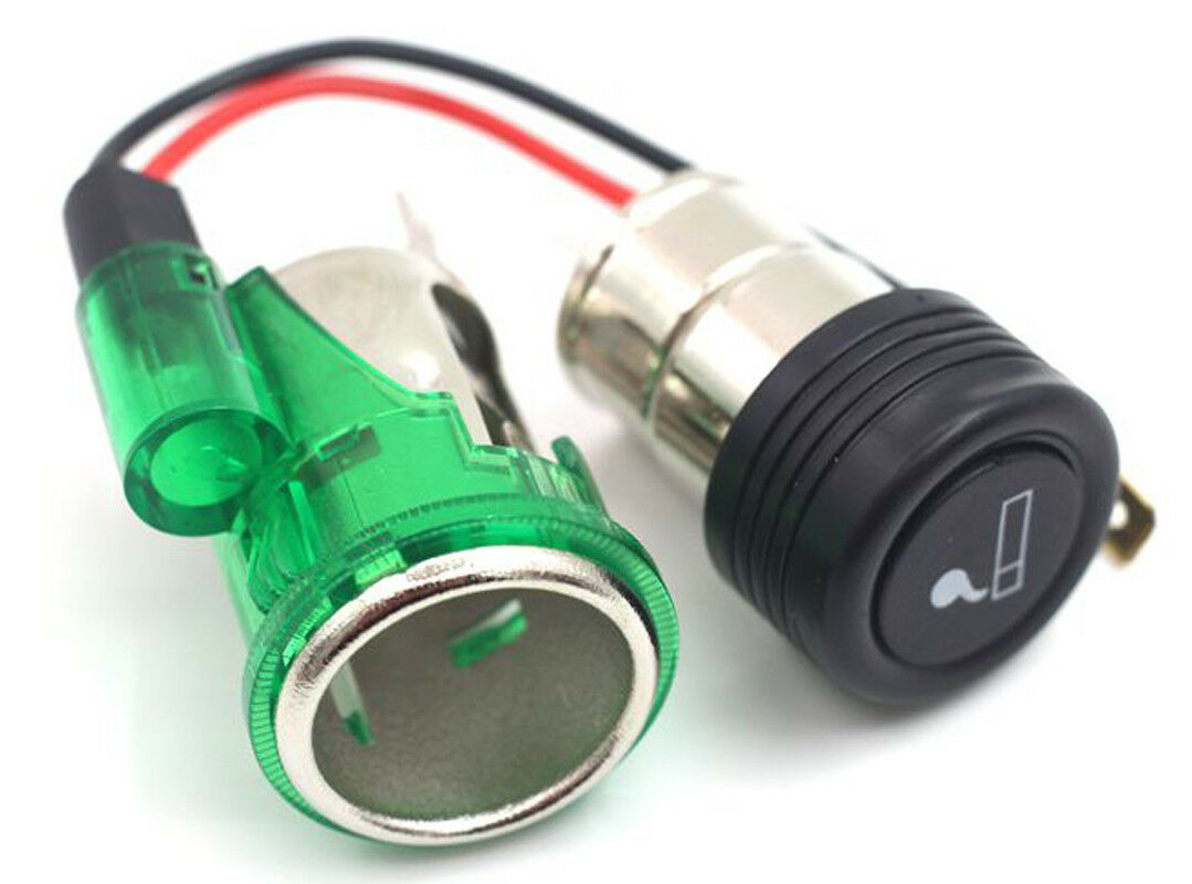 10pcs 24V Waterproof Car Motorcycle Cigarette Lighter Power Socket Plug Outlet