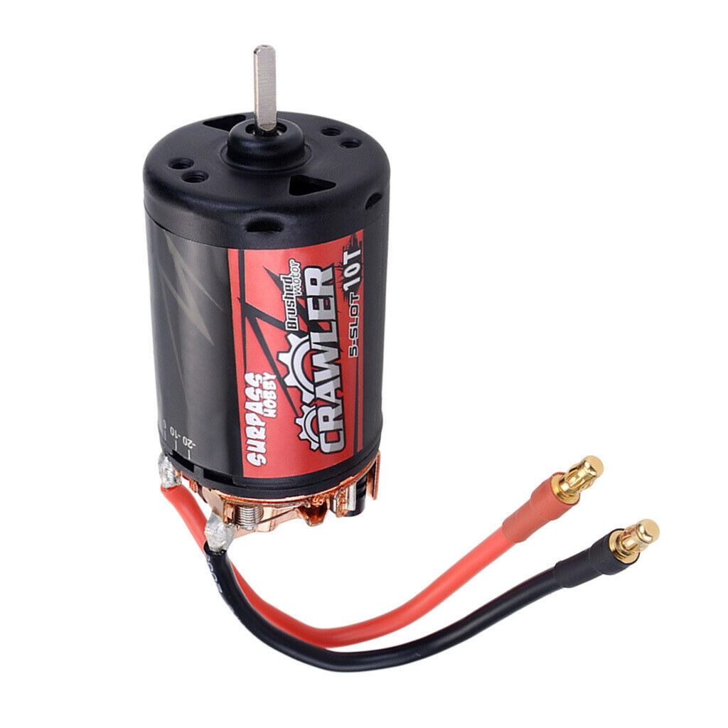 5-Slot 550 10T Brushed Motor for 1/10 RC Car Truck Hobby Models Spare Parts