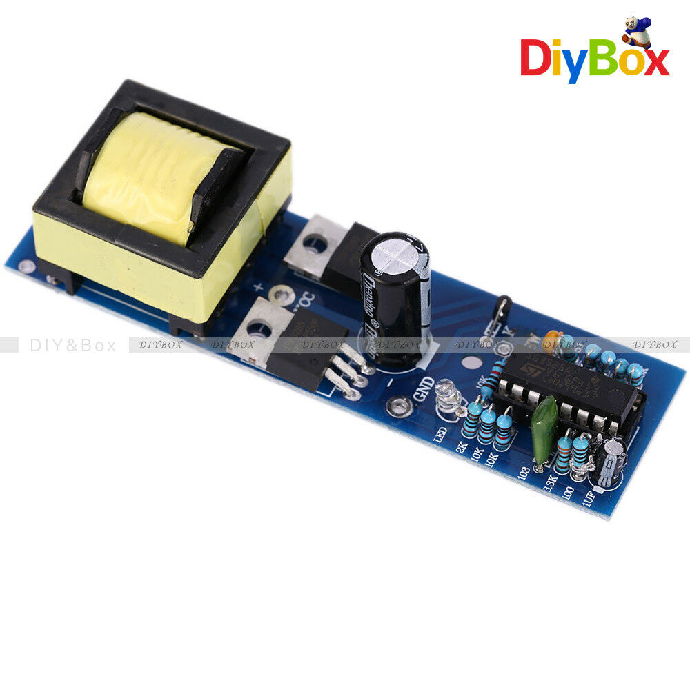 DC 12V to AC 110V 220V 150W Inverter Boost Tip Transformer Module Power Adapter